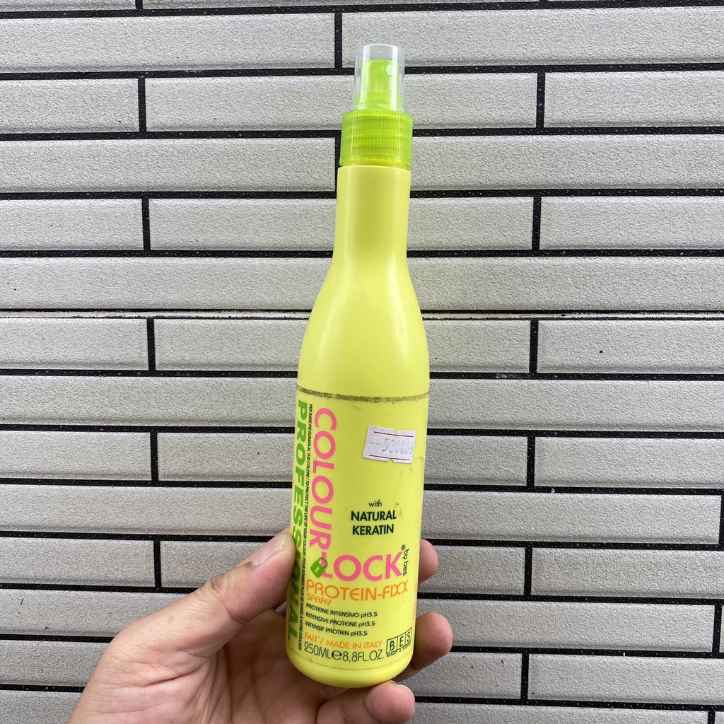 Xịt dưỡng khóa màu Bes Hergen Protein Fixx pH 3.5 250ml