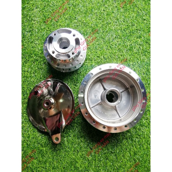 Đùm trước sau mạ crom dành cho exciter 2010 và các dòng yamaha sirius jupiter 1 đĩa lắp như zin không cần chế msp 0015