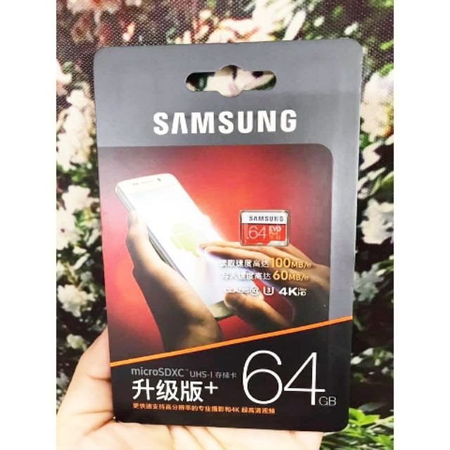 Thẻ Nhớ Samsung MicroSDXC U3 Class10 64GB - MMS23
