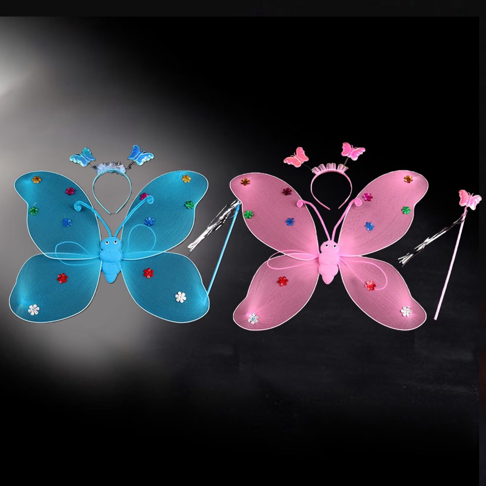 Bộ cánh bướm và phụ kiện hóa trang thành nàng tiên đáng yêu cho bé gái shop dochoigiare188