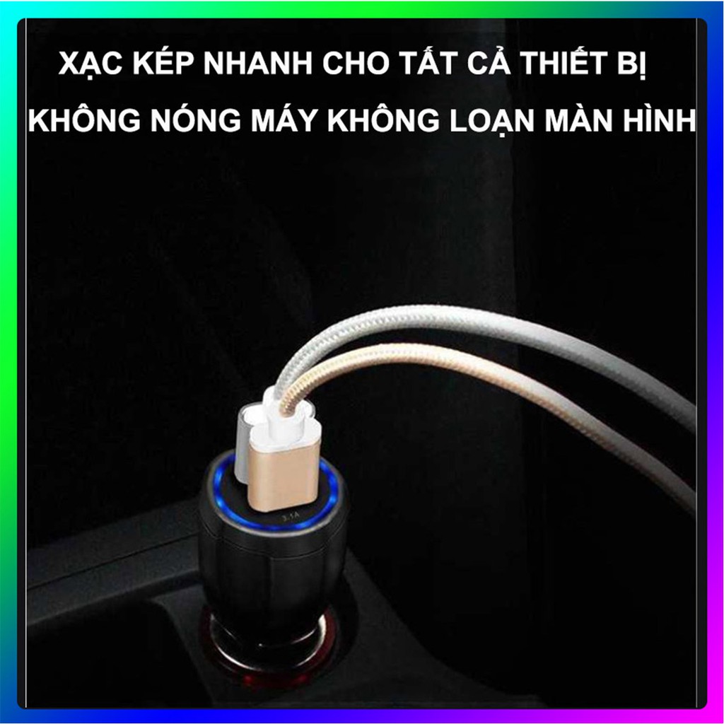 {xả kho 3 ngày} tẩu xạc nhanh xe oto ecoking,xạc nhanh với 2 cổng xạc,không nóng máy không loạn màn hình,có chống cháy