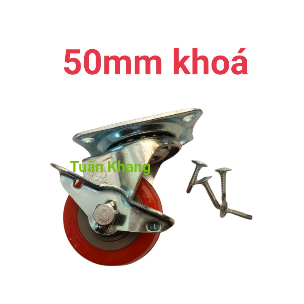 Bánh xe 50mm x 21mm bánh có sử dụng bạc đạn