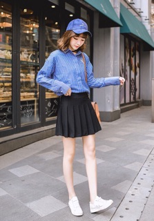Chân váy nữ xếp ly