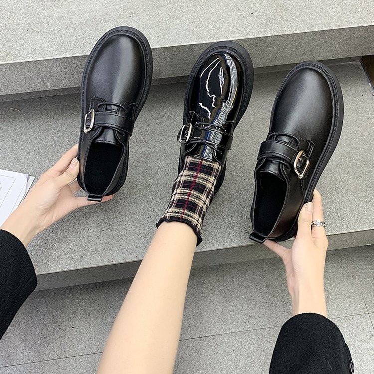 Giày Oxford Đế Bằng Phối Khóa Gài Thời Trang Thanh Lịch | BigBuy360 - bigbuy360.vn