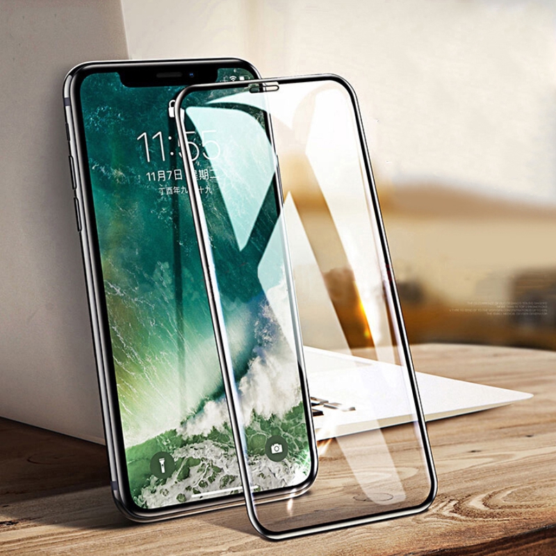 10D Tempered glass for iPhone x xs 11 Pro max XR Full coverage Screen Protector Procteive film for for iPhone 8 7 6 6s Plus
