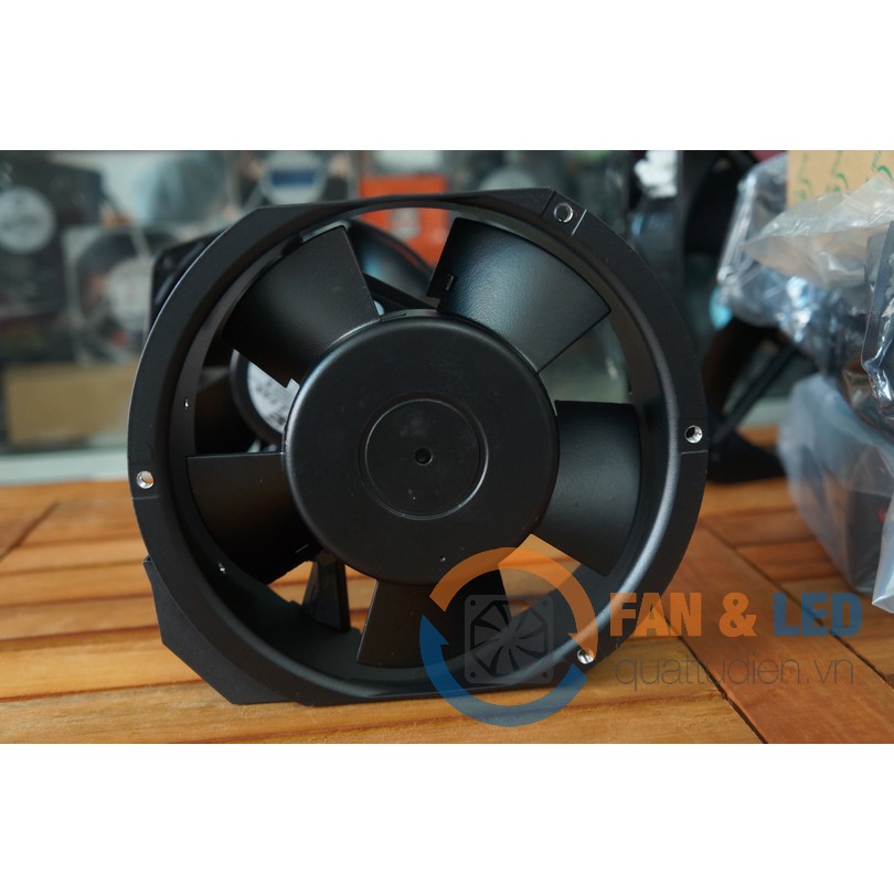 Quạt hút, quạt tản nhiệt AC cánh sắt 17cm KAKU KA1725HA2, 220VAC, 172x150x51mm