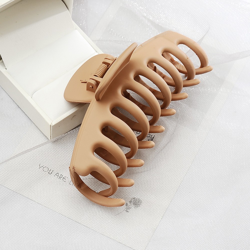 Kẹp tóc màu trơn nhám thời trang Hàn Quốc