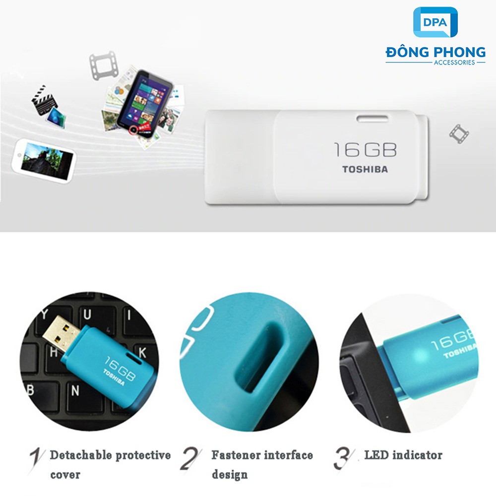 USB TOSHIBA 16GB U202 Chính Hãng | BigBuy360 - bigbuy360.vn