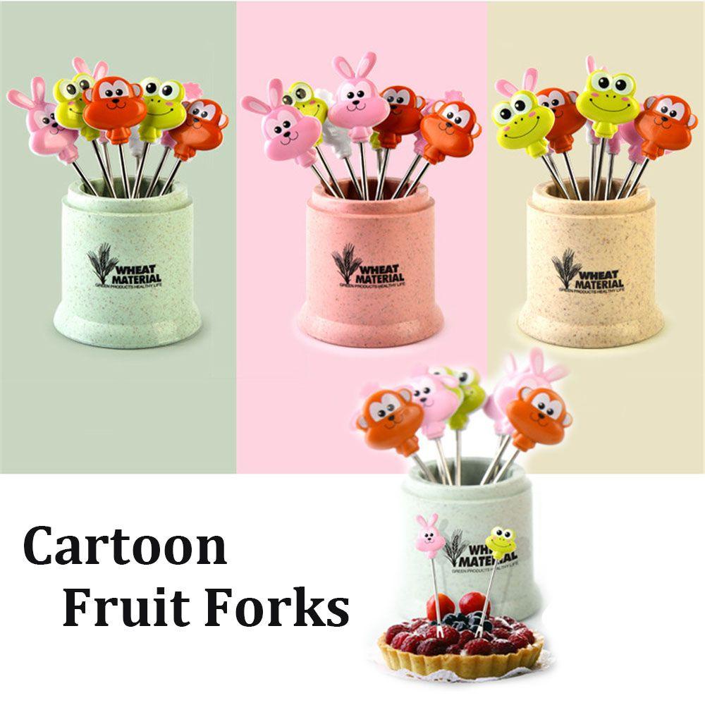 Nĩa Ăn Trái Cây Bằng Thép Không Gỉ Có Thể Tái Sử Dụng