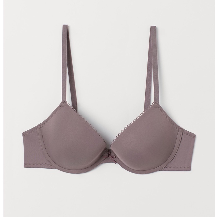 Áo Ngực T-shirt Bra Mút Mỏng Có Gọng Cài Sau H&M Chuẩn Xịn