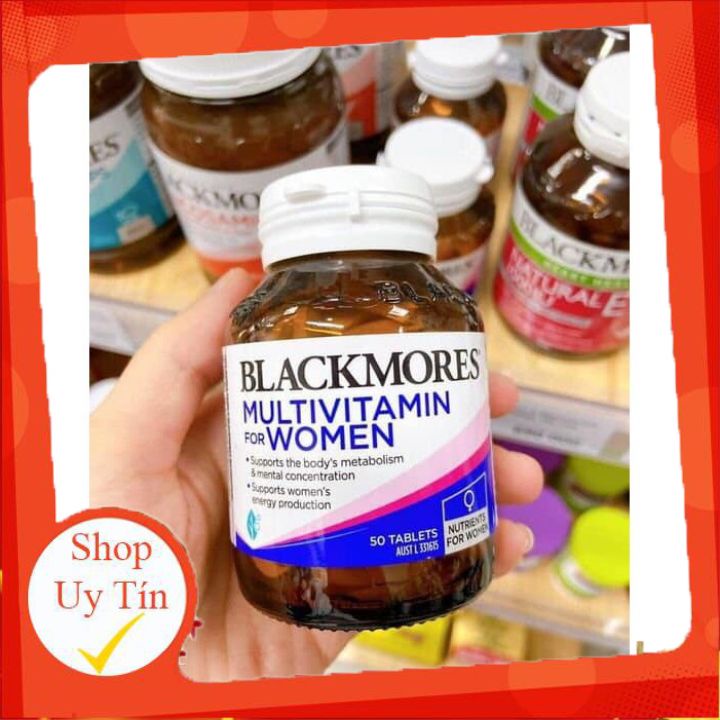 [Hàng chuẩn Úc] Vitamin tổng hợp cho phụ nữ Blackmores Multivitamin for Women hỗ trợ sinh lý nữ blackmores women