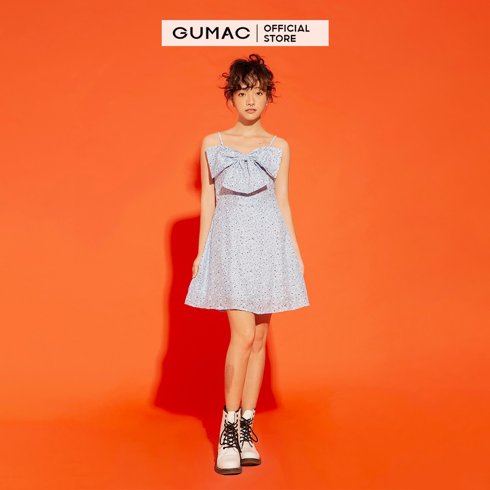 [Mã MABR07062 giảm 8% tối đa 50K đơn từ 249K] Đầm ôm nữ GUMAC 2 dây nơ ngực, năng động 3 màu, đủ size DA12182 | BigBuy360 - bigbuy360.vn