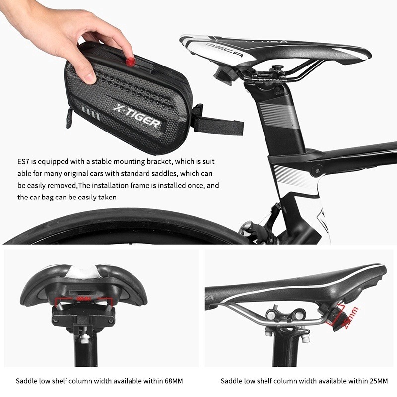 Túi Gắn Dưới Yên Xe Đạp X-TIGER Chống Nước Đựng Vật Dụng Tiện Lợi
