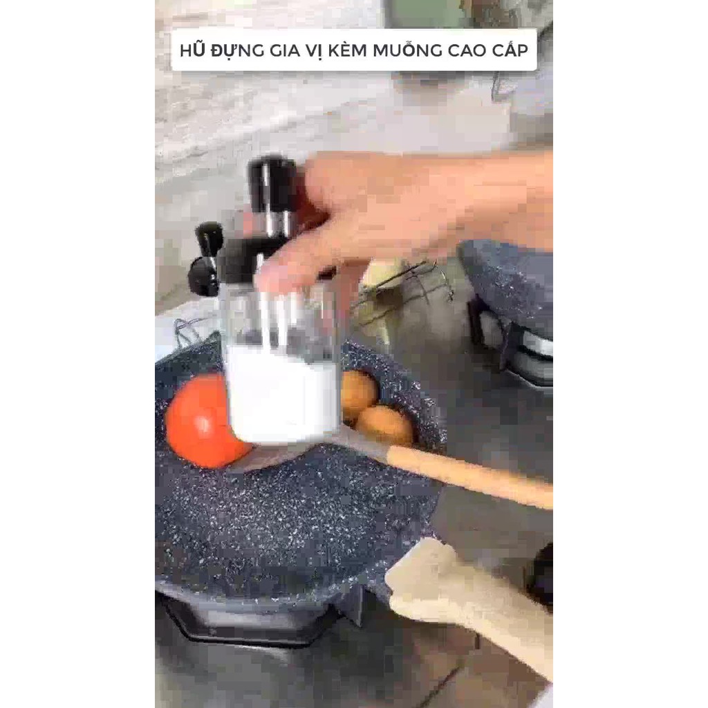 Lọ Đựng Gia Vị, Hũ Đựng Gia Vị Kèm Muỗng , Giá Rẻ | BigBuy360 - bigbuy360.vn