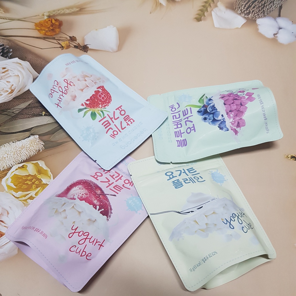 Sữa chua khô ăn dặm cho bé BEBEDANG Hàn Quốc.