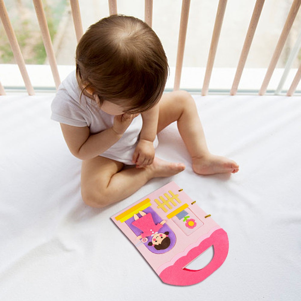 Bộ sách vải nhiều màu sắc tiện dụng cho bé tự làm