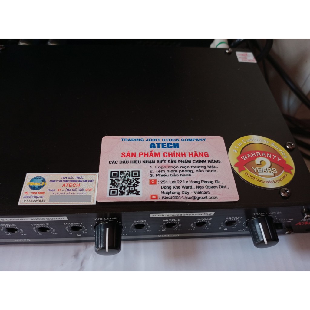 Vang cơ lai số karaoke JA Km5fx, Chống hú tốt, echo reverb mượt mà cho tiếng ca hay và trong trẻo