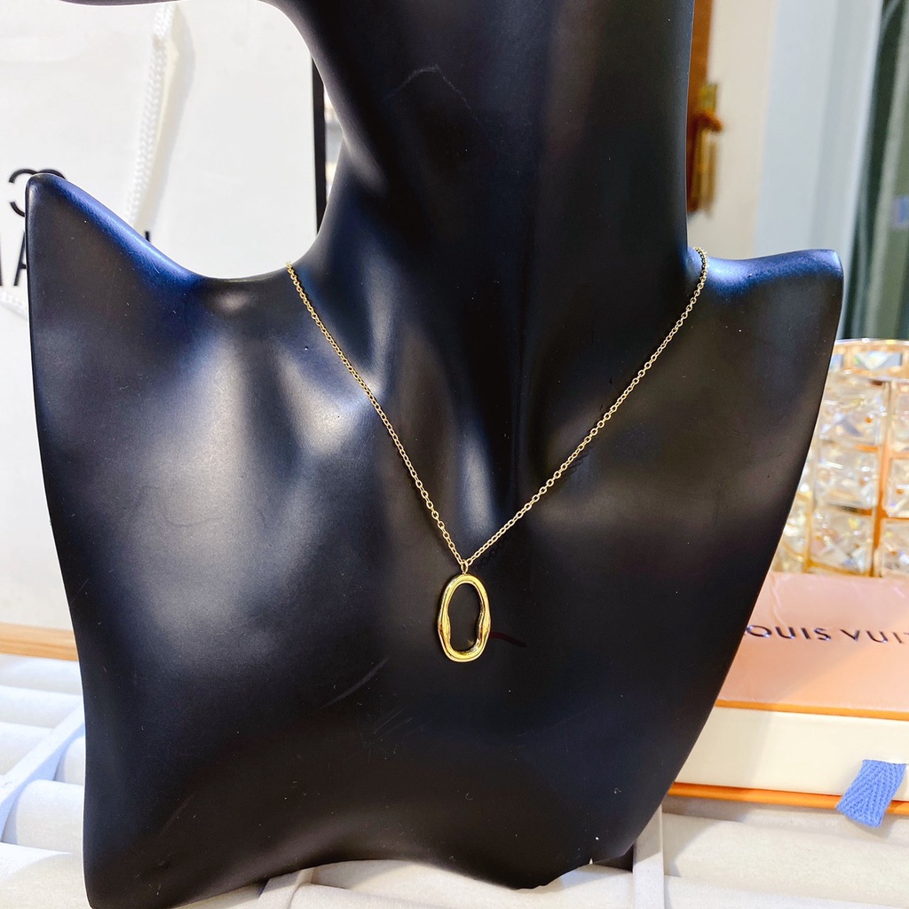 Dây chuyền nữ titan vàng giá rẻ không hoen rỉ cực kì sang trọng và cá tính - ms0891