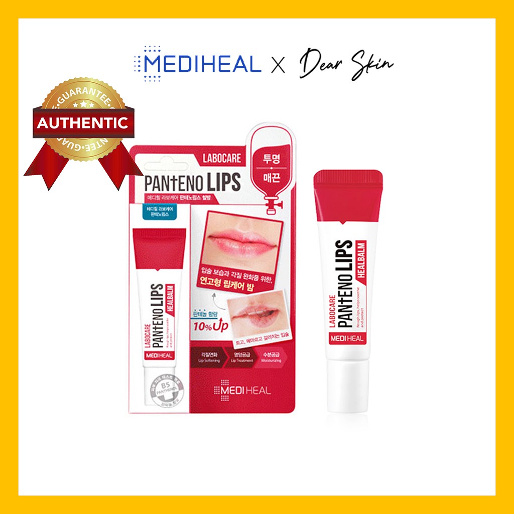 [Chính Hãng] [Mediheal] Son Dưỡng Môi Làm Mờ Sắc Tố, Mềm Môi Mediheal Labocare Panteno Lips màu đỏ