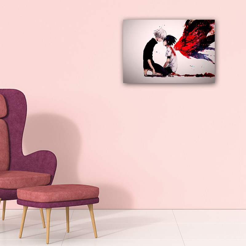 flowersqueen Tranh treo poster hoạt hình anime Nhật Bản Kaneki touka Tokyo Ghoul