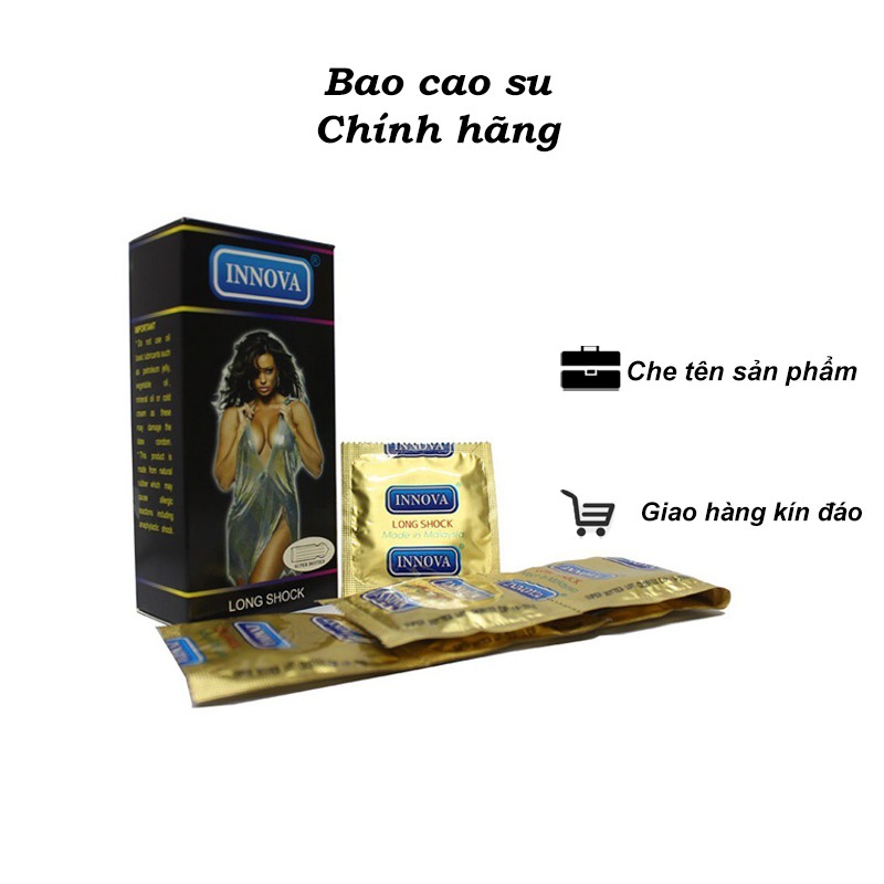 Bao cao su 4 trong 1 gai gân kéo dài mỏng