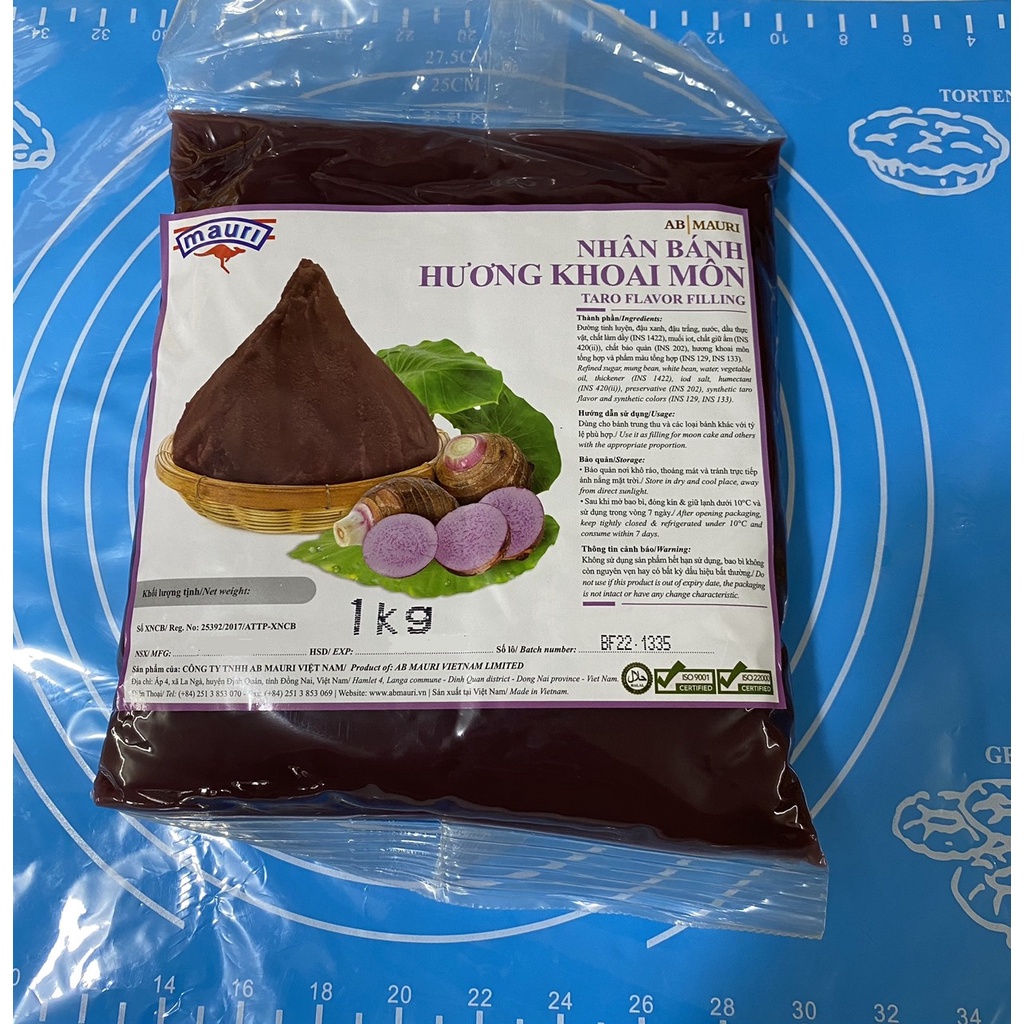 Nhân Bánh Mauri Hương Vị Khoai Môn Túi 1kg