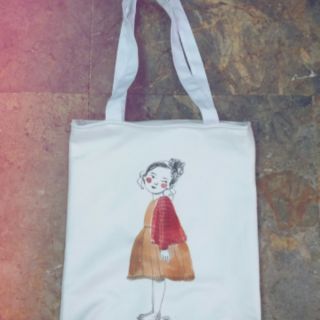 Túi tote - CÔ GÁI MÁ ĐỎ