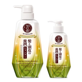 Dầu Gội 50 Megumi Hair Fall Control Shampoo Ngăn Rụng Tóc Cho Da Đầu Yếu Và Tóc Gãy Rụng