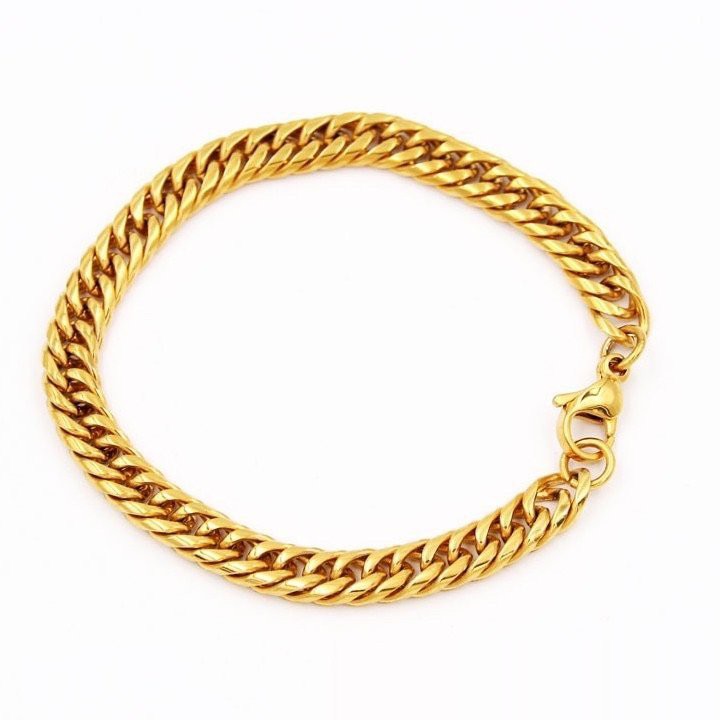 [Mã SKAMSALE8 giảm 10% đơn 200K] [GIÁ HỦY DIỆT] VÒNG TAY Gold Cuban Chain Mạ Tĩnh Điện - OWL STORE