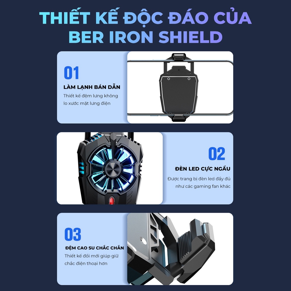 Quạt tản nhiệt điện thoại, Quạt tản nhiệt sò lạnh gaming X20, AH101 làm lạnh bán dẫn chỉ 3s, ổn định fps khi chơi game