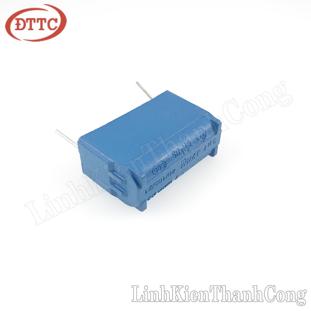 Tụ Bếp Từ BM 2uF 3uF 275VAC 400VDC Đứng Màu Xanh