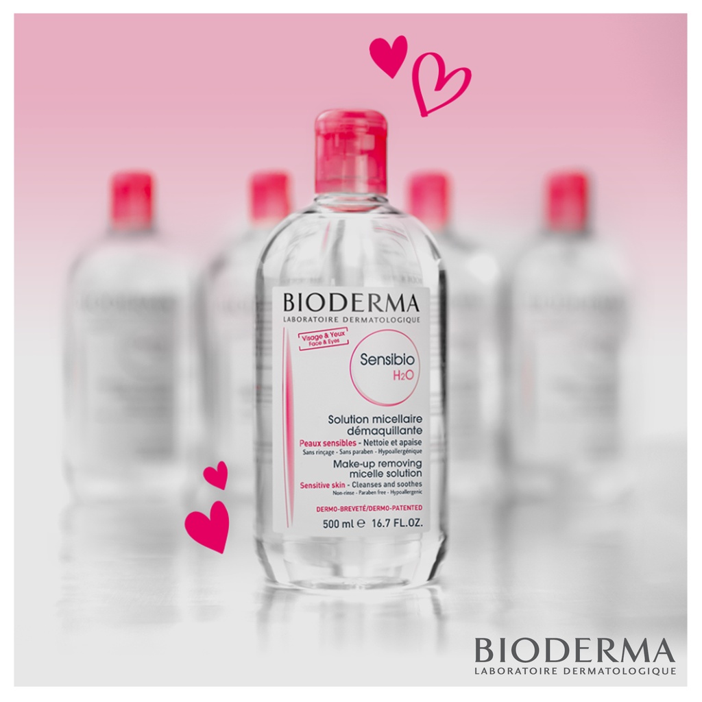 Nước Tẩy Trang BIODERMA H2O - Loại Bỏ Bụi Bẩn, Cấp Ẩm Làn Da 500ml