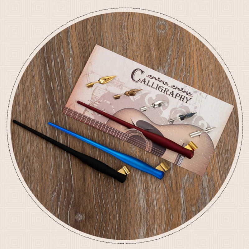 Va set 5 Bút Bơm Mực Kiểu vintage Có Thể Tháo Rời Cho Người Mới Bắt Đầu