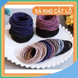 Thun cột tóc nhiều màu - loại tốt set 3 dây