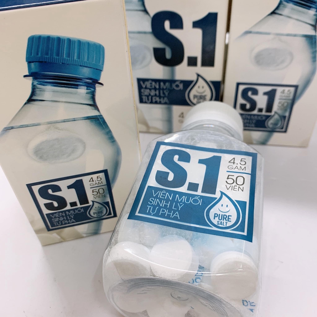 Viên muối sinh lý tự pha lọ 50 viên