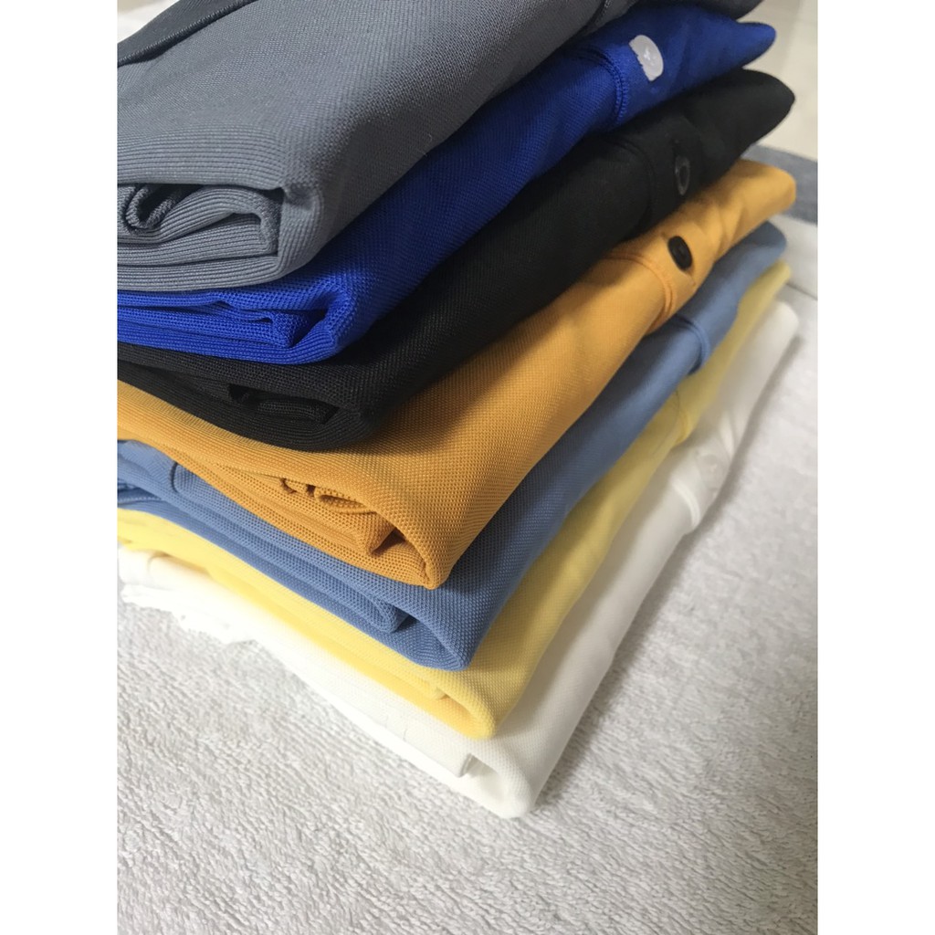 Áo Polo Nam cổ bẻ thun có cổ tay lỡ vải cá sấu cotton phong cách trẻ trung, chuẩn form, nhiều màu | BigBuy360 - bigbuy360.vn