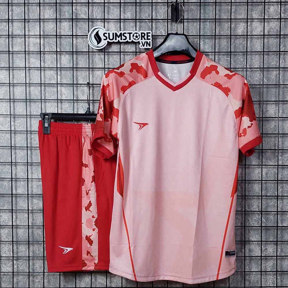 Đồ Đá Banh Không Logo Nam Nữ Mission Hồng- Áo Bóng Đá Thể Thao Nam Nữ Mới Chất Lượng Cao Cấp