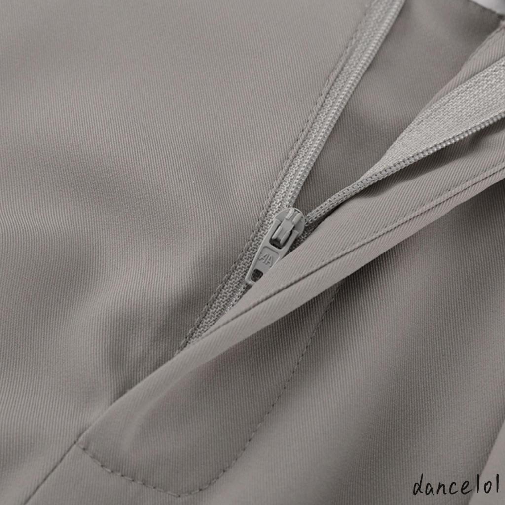 Quần Dài Eo Cao Ống Suông Màu Sắc Tương Phản Thời Trang Xuân Thu Dành Cho Nữ Nhảy Múa1O1