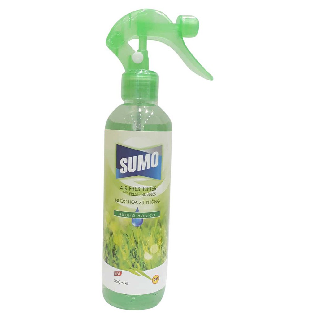 Xịt phòng Sumo 350ml (mẫu mới, 5 hương thơm)