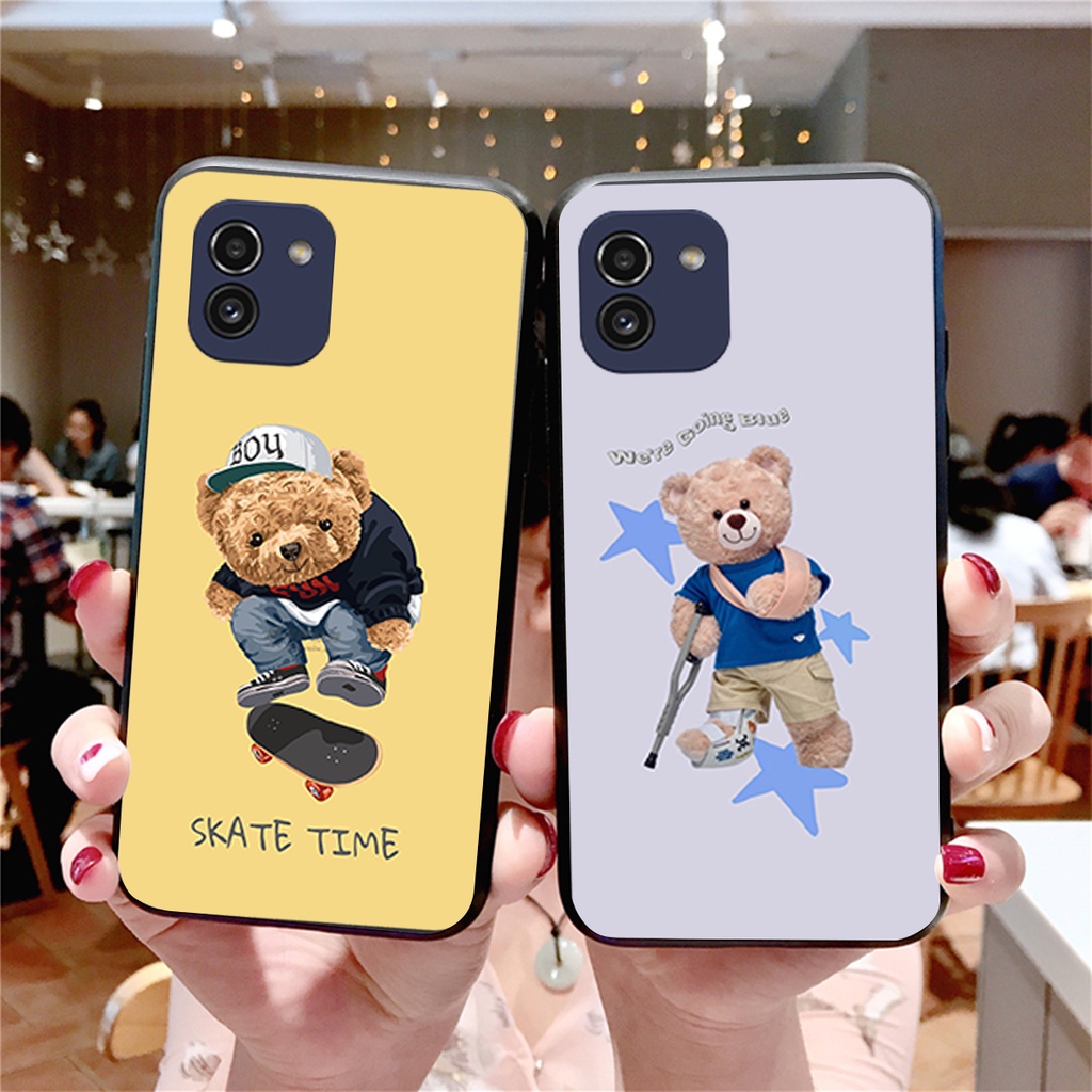 Ốp lưng Samsung A03- Samsung A03 Core -Samsung A03S nhiều mẫu BEARBRICK gấu cực đẹp siêu cute