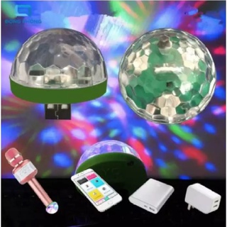 Bóng đèn Led vũ trường 7 màu, cổng usb cảm ứng nháy theo nhạc