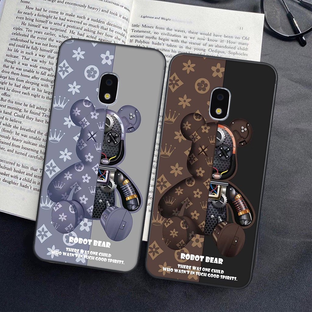 Ốp lưng Samsung Galaxy J3 PRO / J5 PRO / J7 PRO in hình Gấu nâu - hồng, Gấu Be@rick  cực CUTE, DỄ THƯƠNG