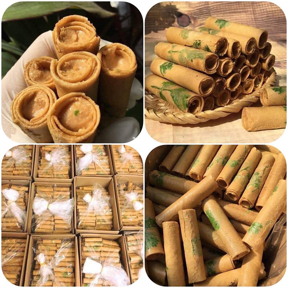 BÁNH ỐNG NGÒ NHÂN BƠ ĐẬU PHỘNG