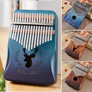 17 tông Đàn piano ngón tay kalimba Đàn piano gỗ keo cao cấp Nhạc cụ nhập cảnh +Phụ kiện