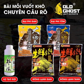 Combo Mồi câu rô phi Lão Quỷ mồi vuốt đông lạnh khô