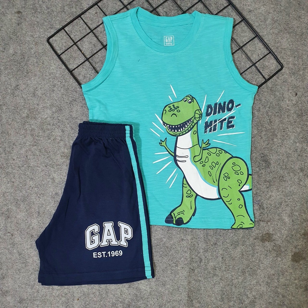 Bộ ba lỗ bé trai Gap size nhí hàng VNXK siêu đẹp,chất cotton 100%