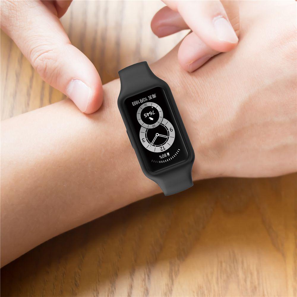 MYRONGVN Set Dây Đeo Thay Thế + Vỏ Mềm Cho Đồng Hồ Thông Minh Huawei Band 6 Honor Band 6