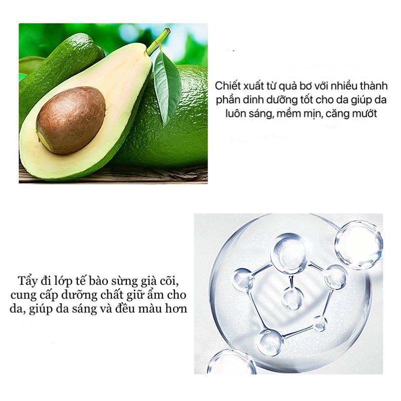 Tẩy Tế Bào Chết Toàn Thân Thành Phần Bơ Hạt Mỡ Hạt Óc Chó Dưỡng Ẩm Sáng Da Da Căng Mịn 250g | BigBuy360 - bigbuy360.vn