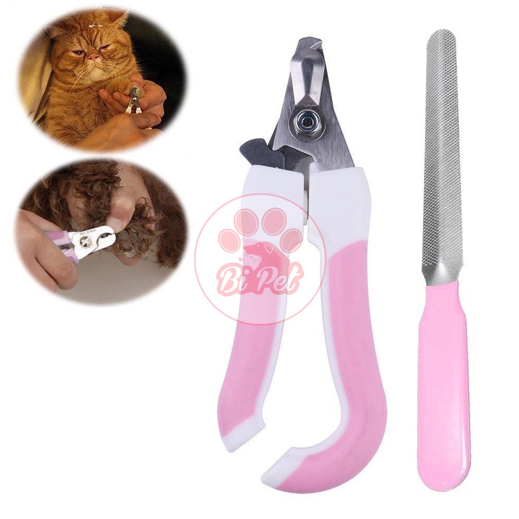 Bộ Kìm Cắt Móng + Dũa Cho Chó Mèo - Bi Pets