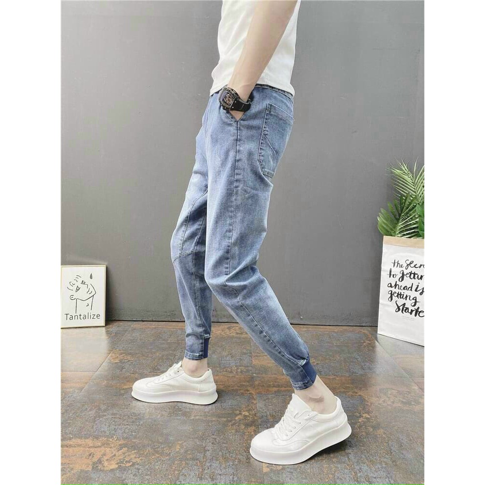 Quần jean nam bó chân,quần jean bó ống cao cấp chất vải co giãn mặc rất thoải mái mẫu mã mới nhất 2021 | BigBuy360 - bigbuy360.vn
